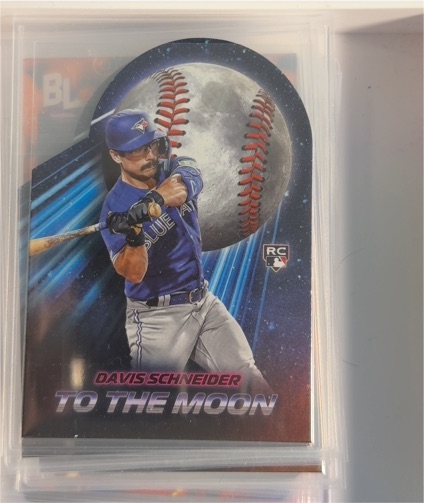 2024 Topps Big League #TM-38 Davis Schneider To the Moon Die-Cuts — front