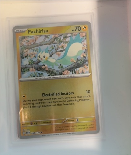 2025 Pokémon Mega Evolution #051 Pachirisu — front