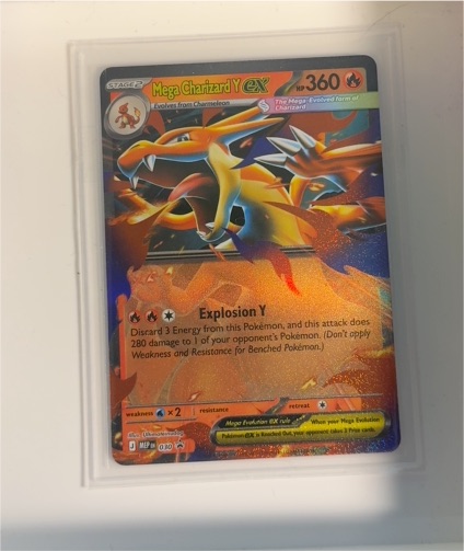 2014 Pokémon Mega Charizard Y EX #030 — front