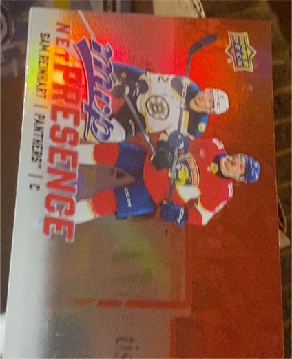 2025-26 Upper Deck MVP Net Presence #NP-4 Sam Reinhart — front