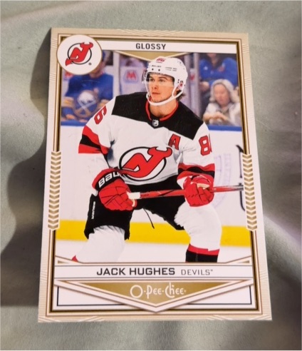 2024-25 Upper Deck Series 1 O-Pee-Chee Glossy #OG-14 Jack Hughes — front