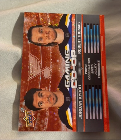 2024-25 Upper Deck Series 1 #CGO-15 Jordan Kyrou / Robert Thomas Gaming Co-Op — front