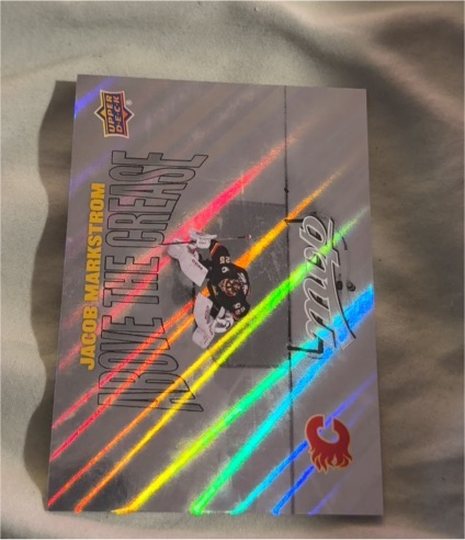 2024-25 Upper Deck MVP #AC-18 Jacob Markstrom Above the Crease — front