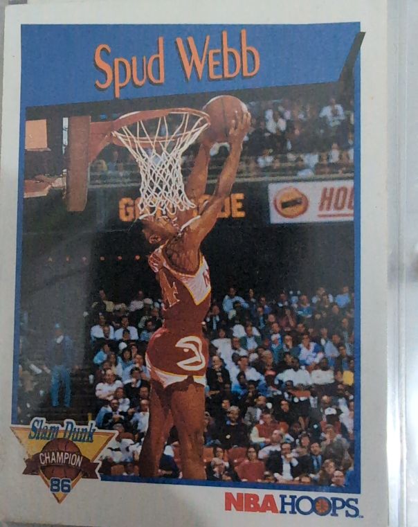 1991 NBA Hoops #III Spud Webb — front