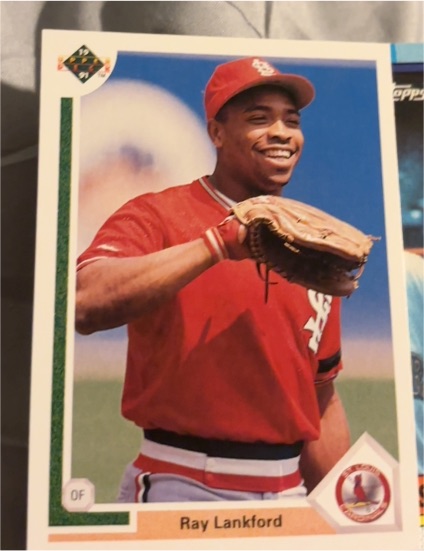 1991 Upper Deck #346 Ray Lankford — front