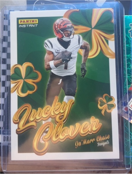 2025 Panini Instant Lucky Clover #8 Ja'Marr Chase — front