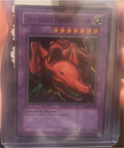 1996 Yu-Gi-Oh! MRD-120 Twin-Headed Thunder Dragon — front