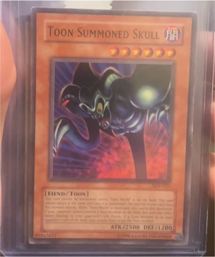1996 Yu-Gi-Oh! Toon Summoned Skull SDP-021 Starter Deck: Pegasus — front