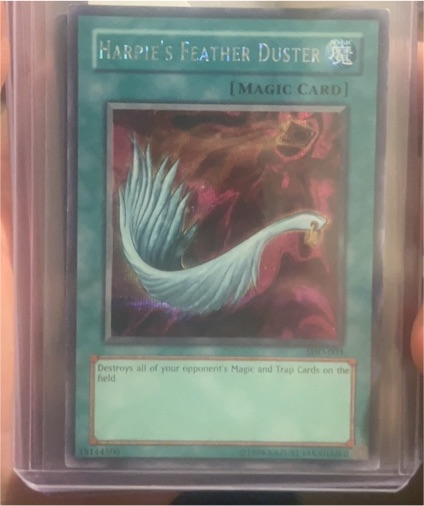 2006 Yu-Gi-Oh! LCJW-EN099 Harpie's Feather Duster — front