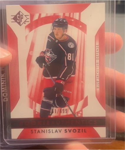 2023-24 Upper Deck SP Authentic Rookie Authentics #119 Stanislav Svozil — front