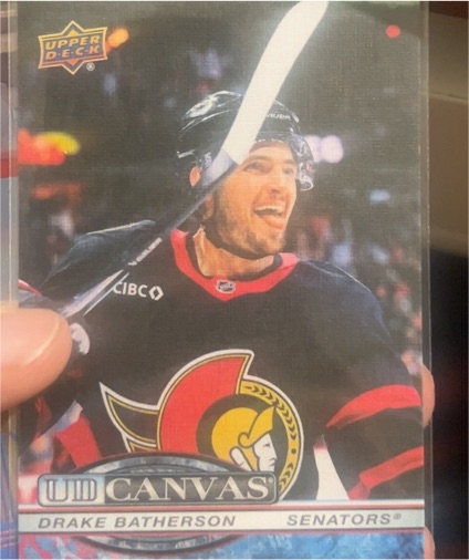 2025-26 Upper Deck Series 2 UD Canvas #C-137 Drake Batherson — front