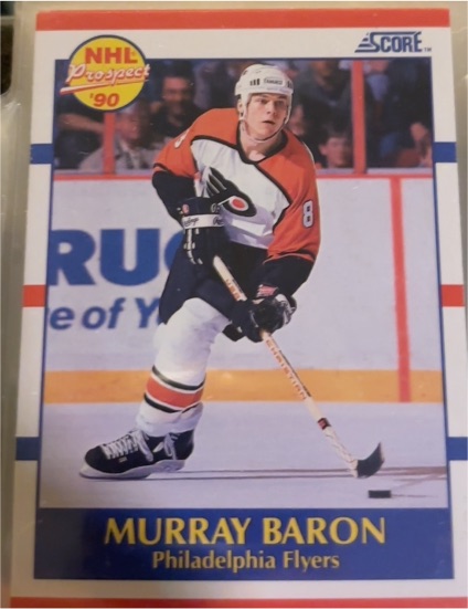 1990-91 Score #399 Murray Baron — front