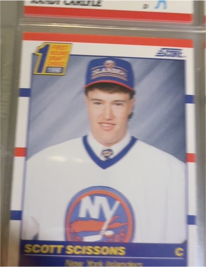 1990 Score #432 Scott Scissons — front