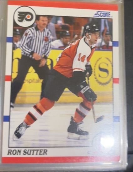 1990-91 Score #153 Ron Sutter — front