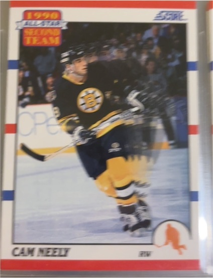 1990-91 Score #323 Cam Neely — front