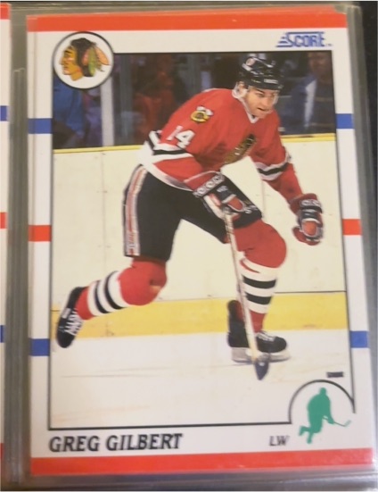1990 Score #264 Greg Gilbert — front