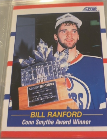 1990-91 Score #358 Bill Ranford — front