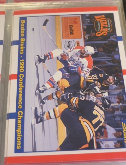 1990-91 Score #368 Boston Bruins 1990 Conference Champions — front
