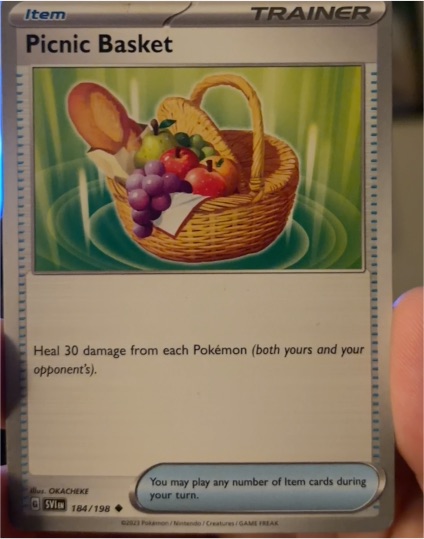 2023 Pokémon TCG Scarlet & Violet #184 Picnic Basket — front