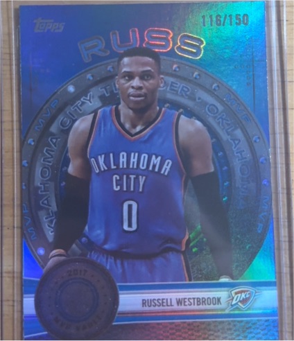 2025-26 Topps MVP Vault #MVP-5 Russell Westbrook — front