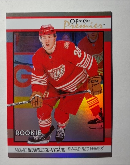 2025-26 O-Pee-Chee Premier #P-98 Michael Brandsegg-Nygård — front