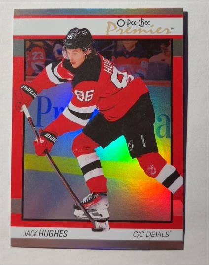 2025-26 O-Pee-Chee Premier #P-73 Jack Hughes — front