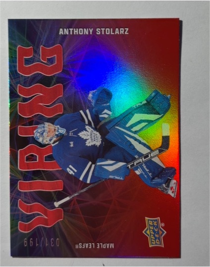 2025-26 Upper Deck Vibing #VB-12 Anthony Stolarz — front