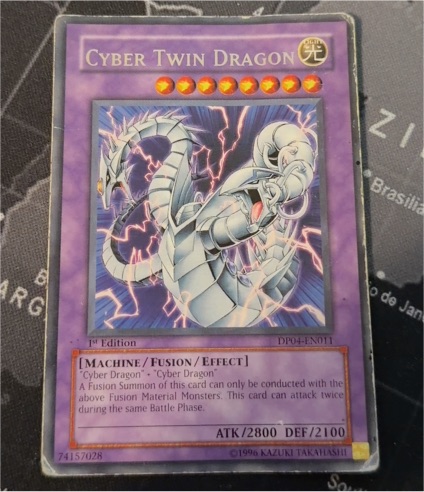 Yu-Gi-Oh! DP04-EN011 Cyber Twin Dragon — front