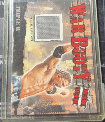2001 Fleer WWF War Booty Raw is War Triple H — front
