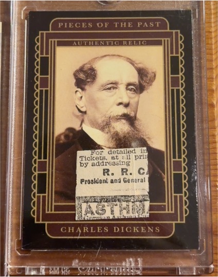 2025 Pieces of the Past #SR-CD1 Charles Dickens — front