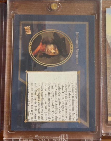2025 Pieces of the Past #146 Johannes Vermeer — front