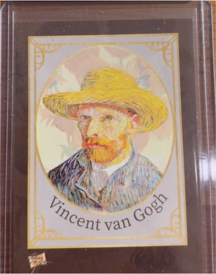2024 Pieces of the Past #SR-VVG Vincent van Gogh — front