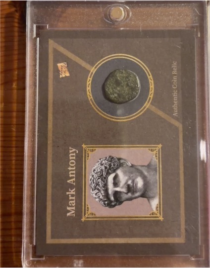 2025 Pieces of the Past #119 Mark Antony Coin Relic — front