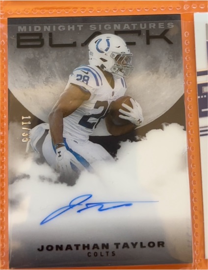 2021 Panini Black #45 Jonathan Taylor — front