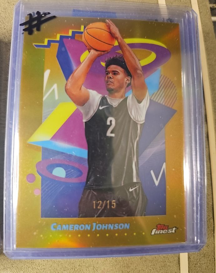 2024-25 Topps Finest #108 Cameron Johnson — front