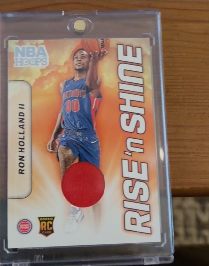 2024-25 Panini NBA Hoops Rise 'n Shine #RSM-RHP Ron Holland II — front