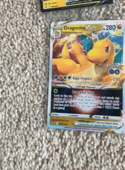 2022 Pokémon GO #050 Dragonite VSTAR — front