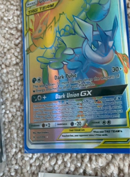 2019 Pokémon #222 Greninja & Zoroark GX — front