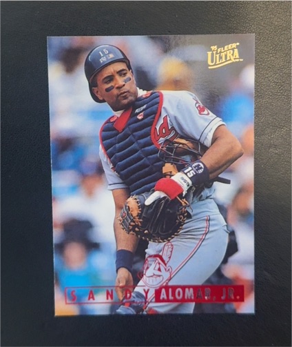 1995 Fleer Ultra #35 Sandy Alomar Jr. — front