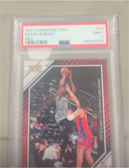 2021 Panini Instant #89 Kevin Durant — front