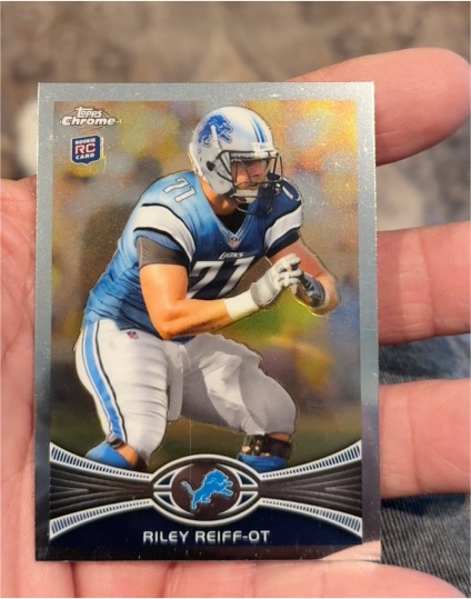 2012 Topps Chrome #4 Riley Reiff — front