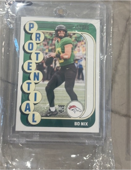2024 Score #11 Protential Bo Nix (RC) — front