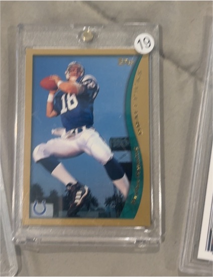 1998 Topps Action Flats #K5 Peyton Manning — front