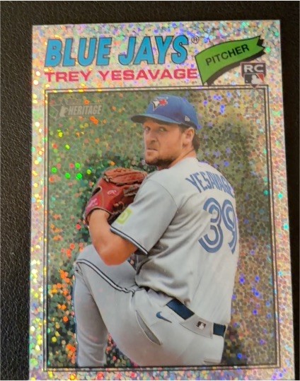 2026 Topps Heritage #245 Trey Yesavage — front