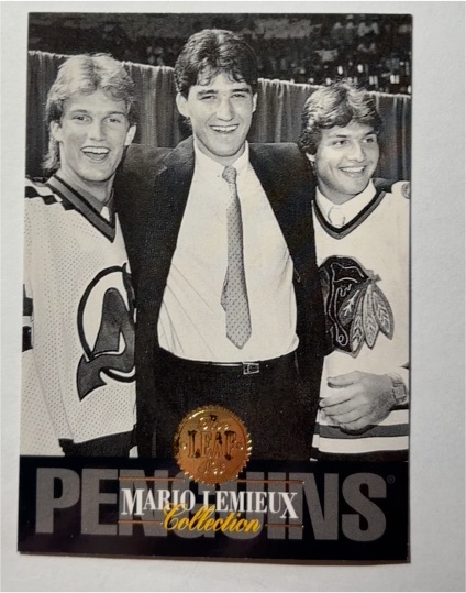 1993-94 Leaf Mario Lemieux Collection #3 Mario Lemieux — front