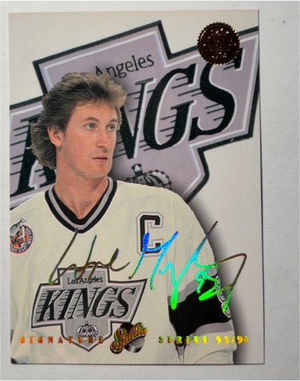 1993-94 Leaf Studio Signature #4 Wayne Gretzky — front