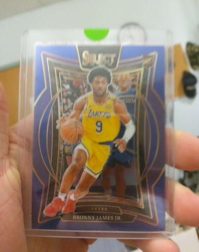 2024-25 Panini Select #90 Bronny James Jr — front