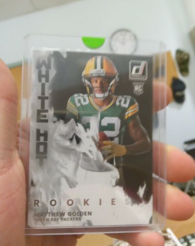 2025 Panini Donruss White Hot Rookies #WHR-MTG Matthew Golden — front
