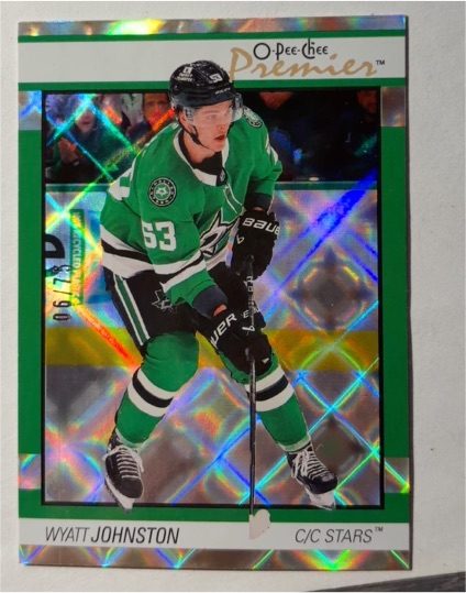 2025-26 O-Pee-Chee Premier #P-54 Wyatt Johnston — front