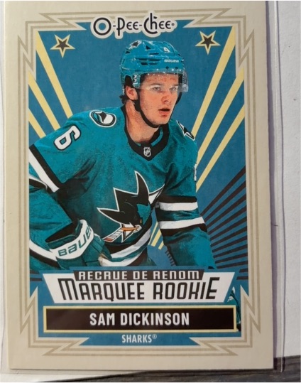 2025-26 O-Pee-Chee #596 Sam Dickinson — front